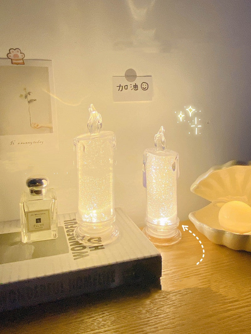 Charming Candle Light - A stylish and elegant candle-shaped light, radiating a warm and inviting glow, perfect for adding sophistication and ambiance to your space.