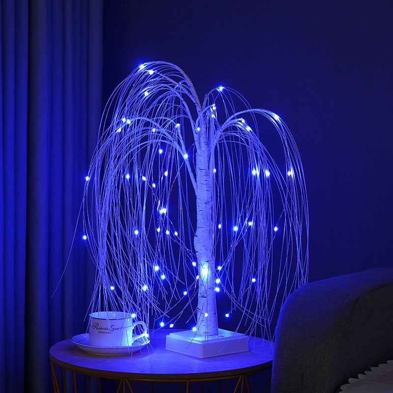 Enchanted Willow Tree Sculpture - A mesmerizing art piece inspired by nature, resembling the grace of a willow tree, perfect for adding enchantment to your space.