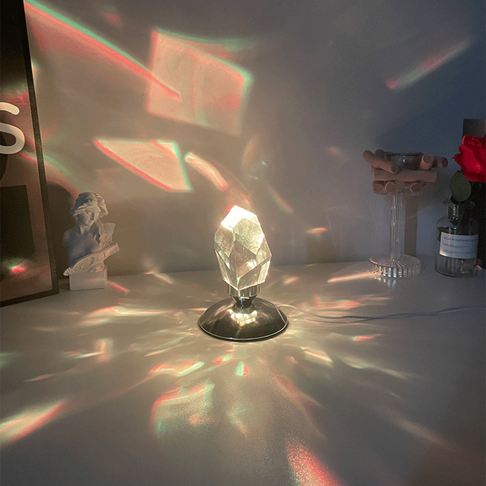Bedside Luxury Night Light on Nightstand - A chic and sophisticated light source, enhancing your bedside sanctuary with a touch of elegance.