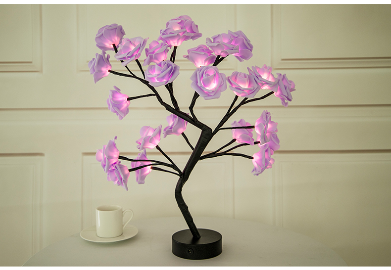 LED Table Lamp with Bonsai Tree Night Lights