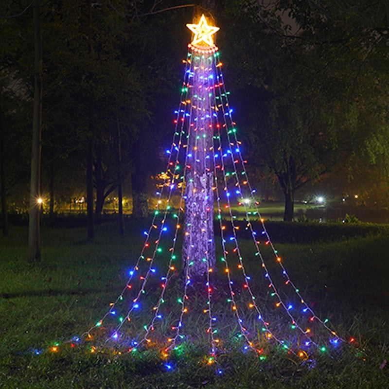 Elegant decorative light with LED five-pointed star