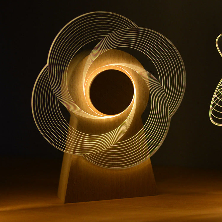 Windmill Rotating LED Light