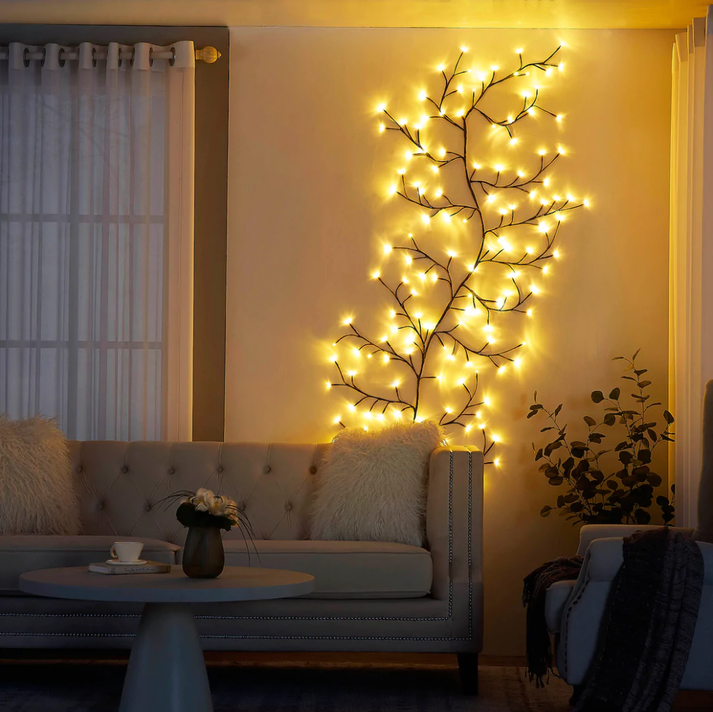 Willow Vine Lights: Serene illumination with graceful vines