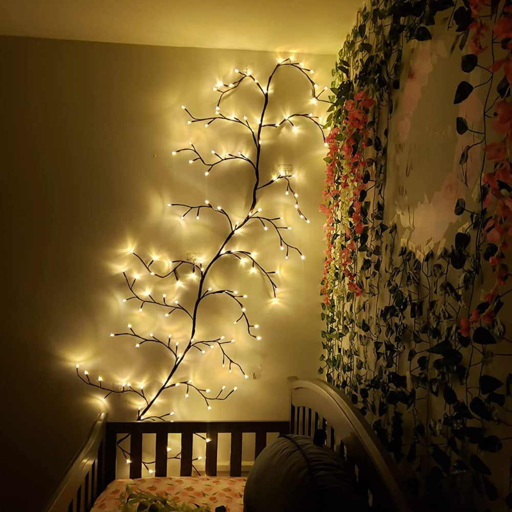 Willow Vine Lights: Serene illumination with graceful vines