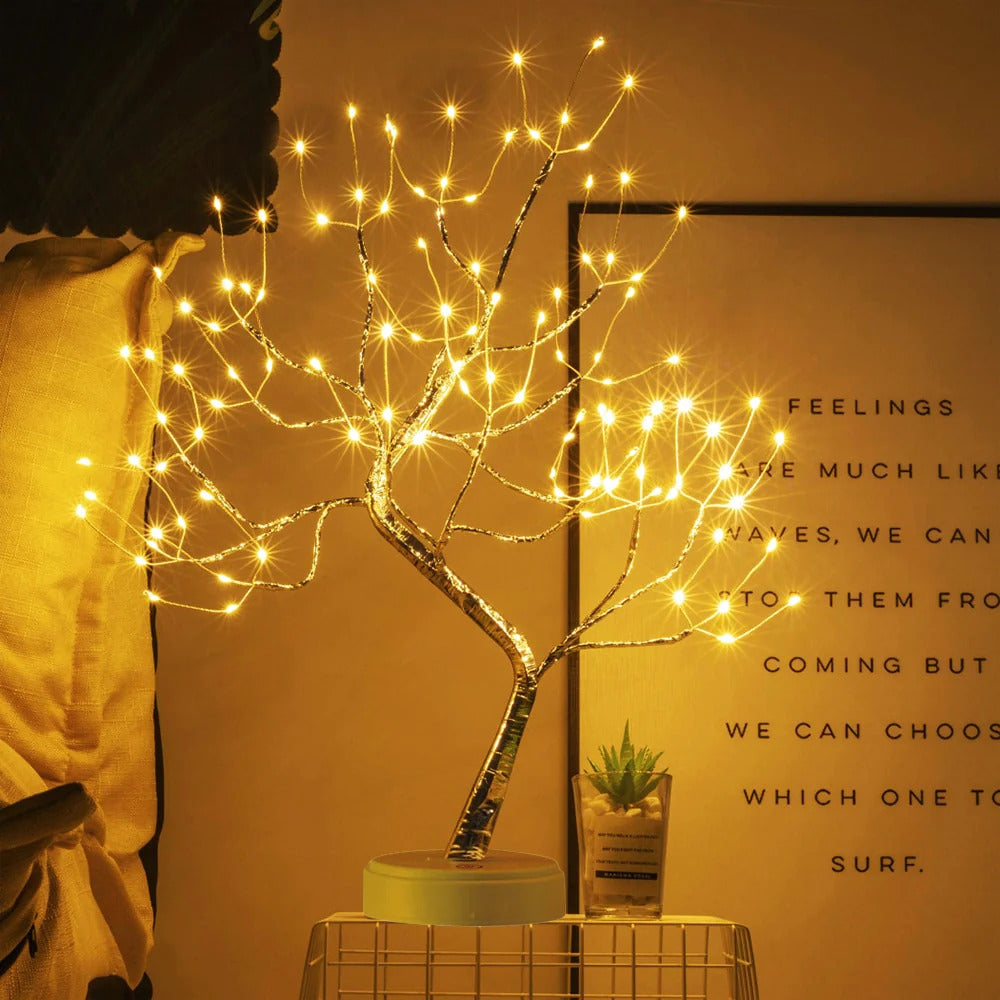 Design Wonders: Bonsai Bright's Handbook for Fairy Light Tree Creation