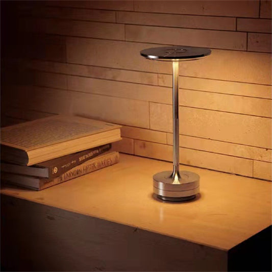 Color Matching Table Light on Table - A sleek, modern light fixture casting perfectly coordinated lighting, enhancing your room's aesthetic with sophistication.