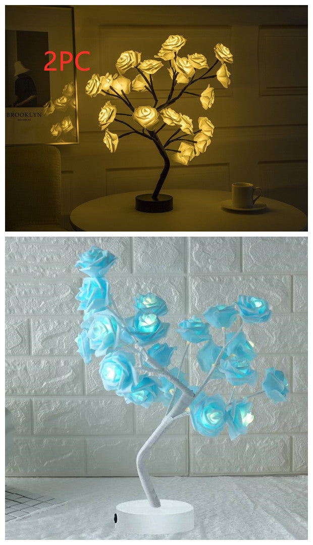 LED Table Lamp with Bonsai Tree Night Lights