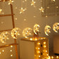 LED Decorative Light String with Star Curtain Design