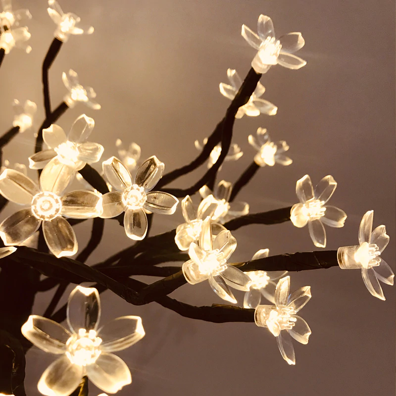 LED Cherry Blossom Tree: Illuminated floral enchantment