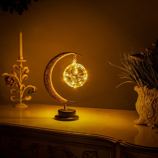Lunar Lamp: Radiant lunar-inspired illumination